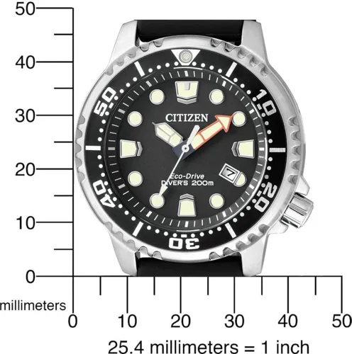 Miniatura 5 de Citizen Mens Analogue Eco-Drive Watch with a Rubber Band Promaster Marine