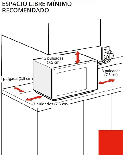 Miniatura 11 de TOSHIBA Horno de microondas combinado con freidora de aire 8 en 1 para encimera, con convección, parrilla, modo de eliminación de olores, plato