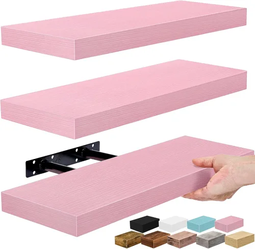 Miniatura 27 de Sorbus Estantes flotantes para pared, estante flotante de 16 pulgadas para cocina, dormitorio, sala de estar, baño, hogar y decoración de pared