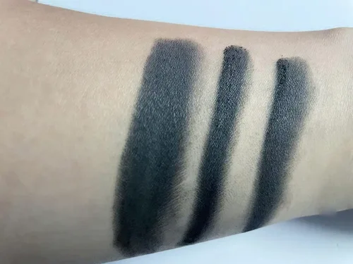 Miniatura 3 de Mysense Sombra de ojos negra mate sola,Sombra de ojos de polvo fino prensado,Maquillaje de ojo negro de larga duración de alto pigmento para día