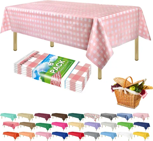 Miniatura 106 de Zimpleware - Mantel redondo de plástico para fiestas de 213 cm (84 pulgadas) de diámetro (paquete de 1, 6 y 12 unidades)