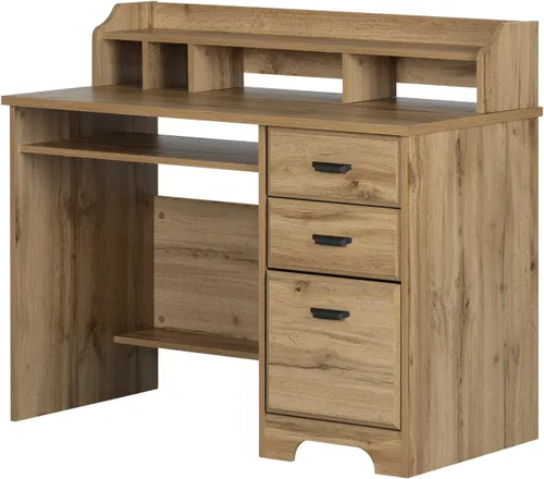 Miniatura 11 de South Shore Versa - Escritorio para computadora con gabinete, arce gris