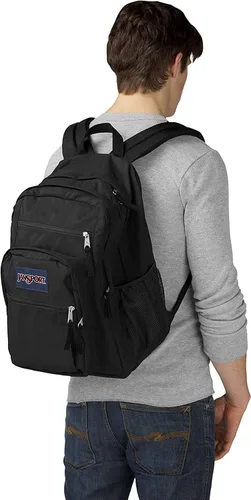 Miniatura 6 de JanSport Big Student Mochila (negronegro, talla única), NegroNegro