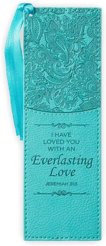Miniatura 23 de Christian Art Gifts - Marcapáginas premium de piel sintética vegana con escritura bíblica para mujeres: Cuando ella habla - Proverbios 31:26, Marrón
