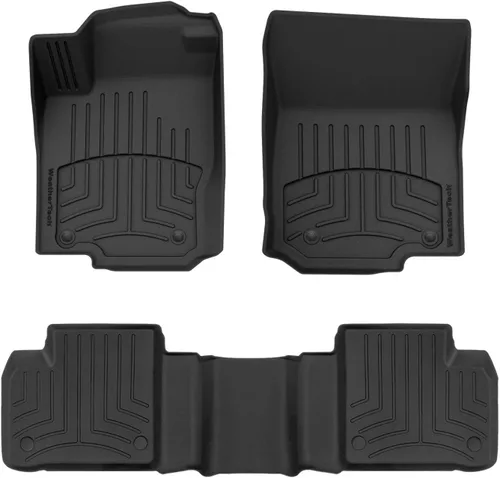 WeatherTech FloorLiner HP Alfombrillas de suelo de ajuste personalizado para Mercedes GLE 450 AMG, clase GL, clase GLE, 1ª y 2ª fila (44401-1-2IM),