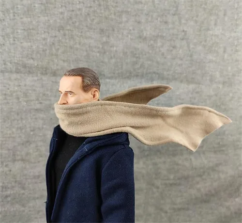 Fremego Bufanda a escala 1/6, accesorio de ropa para 12 pulgadas PH TBL JO HT ZC VC COO Worldbox figura de acción femenina/masculina (albaricoque)
