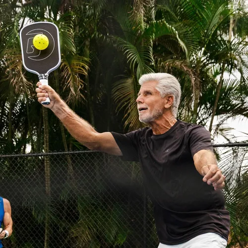 Miniatura 5 de GAMMA Paleta de pickleball de fibra de carbono de obsidiana, opciones de núcleo de 0.394 in, 0.512 in y 0.630 in, mango de espuma moldeado cómodo