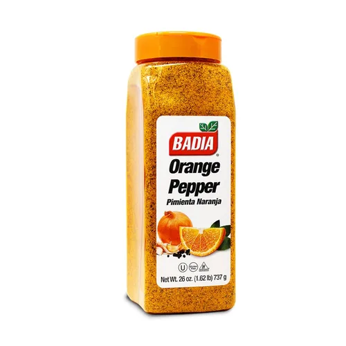 Miniatura 9 de Badia Condimento de pimienta naranja, 6.5 onzas, pimienta, ajo y cebolla, mezcla de cítricos picantes para pollo, mariscos y verduras
