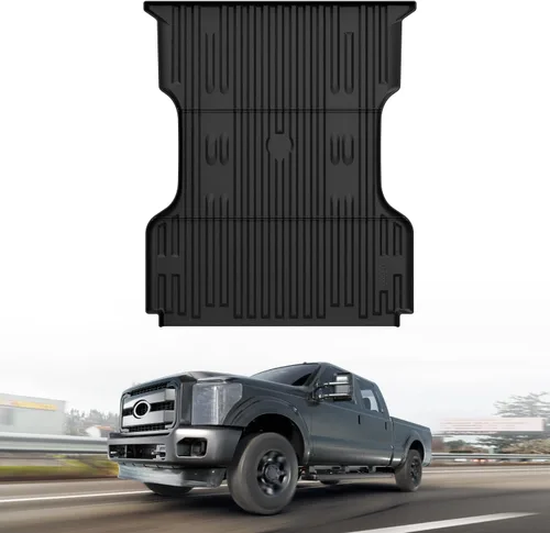 LASFIT Tapete para caja de camioneta para Ford F250 F350 F450 2009-2016 de 6.75 pies Super Duty 81.9 pulgadas (no compatible con forro de cama