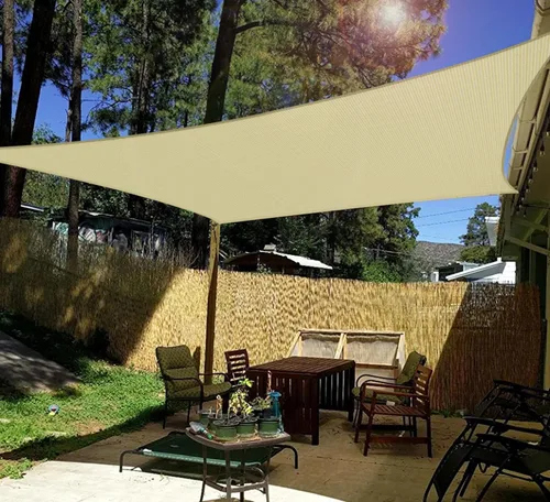 Miniatura 6 de Windscreen4less - Toldo rectangular de 8 x 12 pies para exteriores, bloquea los rayos ultravioleta, para patio trasero, porche, pérgola, terraza