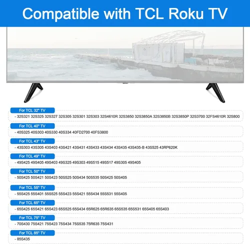 Miniatura 2 de Patas base de soporte de TV para TCL Smart Tv-TCL Roku TV para Samsung UN32J4000AF 32 pulgadas 40 pulgadas 43 pulgadas 48 pulgadas 49 pulgadas 50
