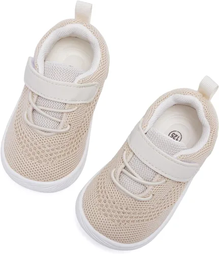 Miniatura 3 de MORENDL Zapatos de bebé para caminar para niños y niñas, zapatos de tenis antideslizantes para niños y niñas