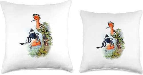 Miniatura 3 de Wiedehopf Ornithology Bird Watcher Wild Design Throw Pillow