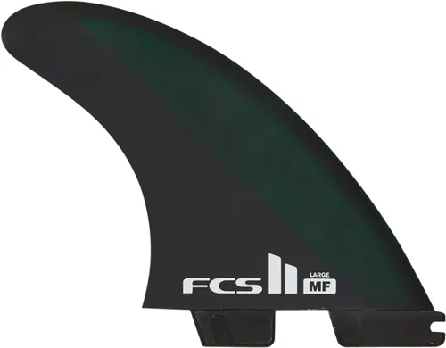 Miniatura 10 de FCS II Mick Fanning Neo Carbon - Tres aletas grandes de carbono, color negro y carbón, diseñadas para potencia, velocidad y respuesta rápida, ideal