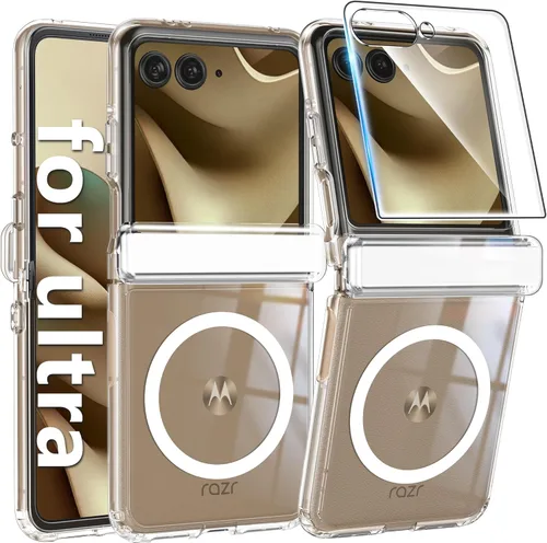 Miniatura 139 de FNTCASE Funda transparente para iPhone 15: Funda para iPhone 14/13, fundas magnéticas para teléfono con protector de pantalla compatible con Magsafe