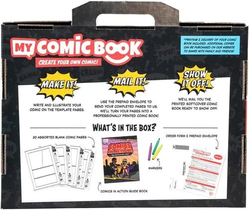 Miniatura 2 de Kit de creación de cómics My Comic Book de Lulu Jr., multicolor, 17.1 cm x 26.0 cm