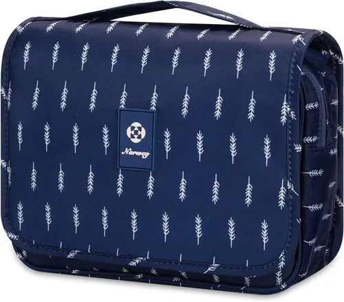 Miniatura 12 de Narwey Pequeña bolsa de aseo de viaje colgante para mujer, bolsa de viaje para artículos de tocador, bolsa organizadora de maquillaje, bolsas