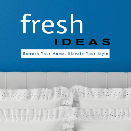 Miniatura 7 de Fresh Ideas Falda de cama con calados, diseño con volantes, caída de 14 pulgadas, borde bordado festoneado, tamaño Queen, blanco
