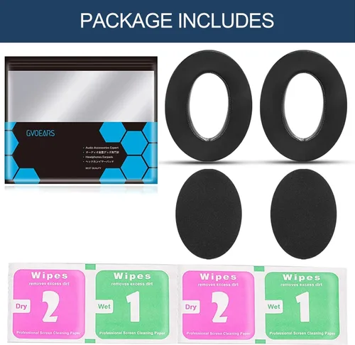 Miniatura 7 de GVOEARS - Almohadillas de gel refrescante de repuesto para auriculares Sennheiser HD650 / HD660 S / HD600 / HD6XX / HD58X / HD580 / HD565 / HD545