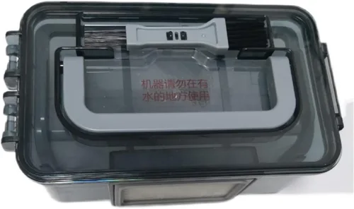 Miniatura 3 de Caja de polvo para aspiradora, marco de filtro HEPA, sellos de goma, compatible con Ursus Trotter UT-MARINETTI-Negro Accesorios de repuesto