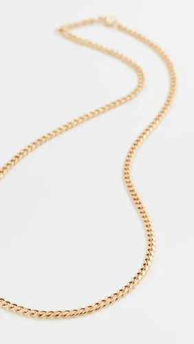 Miniatura 2 de Zoe Chicco - Collar de cadena de eslabones pequeños de oro de 14 quilates