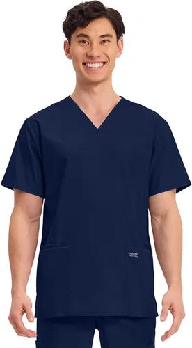 Miniatura 34 de Cherokee WW Professionals WW695 - Camisa de uniforme sanitario para hombre, con cuello en V