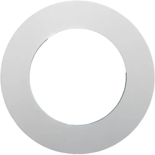 Miniatura 2 de Anillos de plástico blancos Anillo de luz empotrado de 8 pulgadas para luces de lata (1 anillo de recorte)