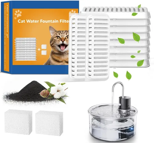 Miniatura 9 de Wireless Cat Water Fountain Glass DIY - 108oz/3.2L Automatic Ultra-Quiet Cat Water Fountain Cordless, Glass Battery Operated Pet Fountain