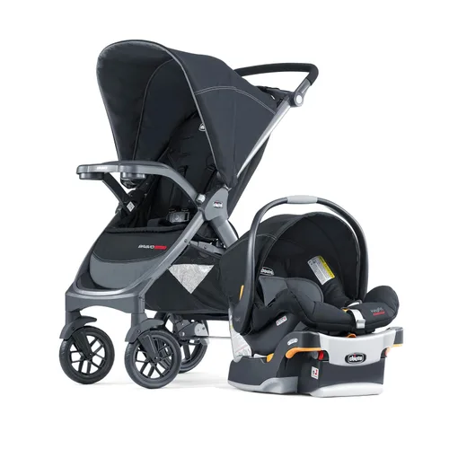 Miniatura 12 de Sistema de viaje Chicco Bravo Primo ClearTex Trio, cochecito plegable Chicco Bravo Primo con asiento de automóvil infantil Chicco KeyFit Max Zip