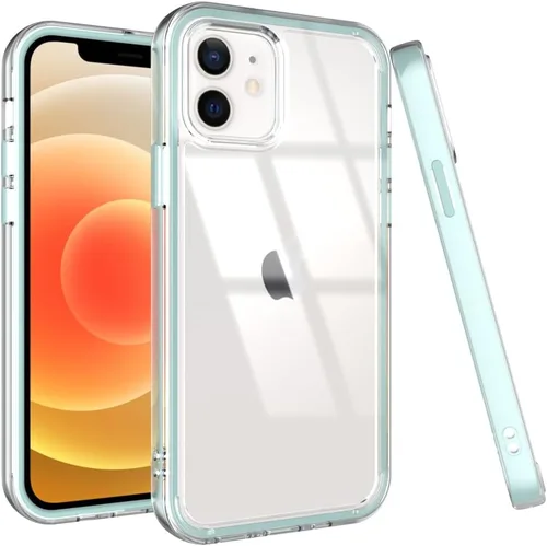 Miniatura 36 de Puxicu Funda acrílica 2 en 1 para iPhone 11 Pro, antiamarilleo, protección de grado militar, funda delgada a prueba de caídas para iPhone 11 Pro