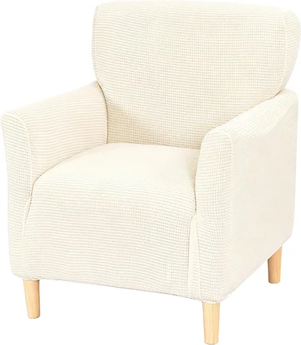 Miniatura 53 de Fundas estampadas para sillón de banquete fundas suaves para sillón de 1 pieza, fundas elásticas para silla de sala de estar, funda antideslizante