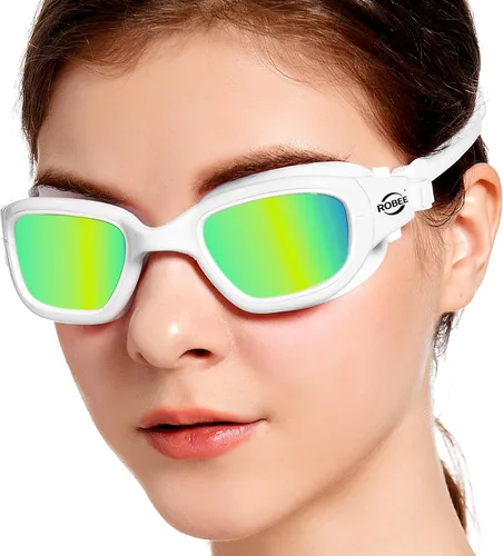 Miniatura 13 de Robee Gafas de natación, gafas de natación polarizadas para adultos, para hombres, mujeres y jóvenes, gafas de piscina de agua