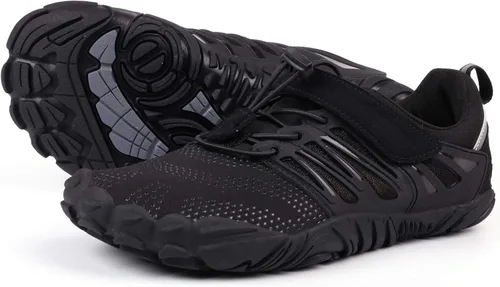 Joomra Zapatos deportivos minimalistas para correr en senderos para mujer. Puntera ancha, talón y dedos de los pies al mismo nivel