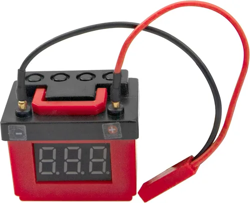 Miniatura 8 de Alarma de bajo voltaje RC Probador de batería Lipo Accesorios de decoración de simulación compatibles con Traxxas TRX4 Axial SCX10 RC4WD D90 Tamiya