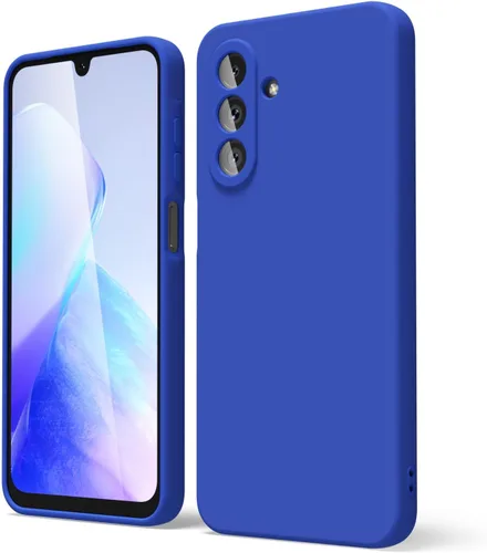 Miniatura 105 de oakxco Funda para teléfono Samsung Galaxy A12 con agarre de silicona líquida, linda delgada fina suave cubierta de gel de goma TPU lisa para mujeres