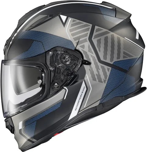 Miniatura 6 de ScorpionEXO Ryzer - Casco integral de motocicleta con visera Pinlock Ready con bolsillos para altavoz integrados, aprobado por DOT ECE