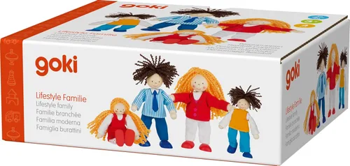 Miniatura 2 de Goki Muñeca familiar de títeres flexibles