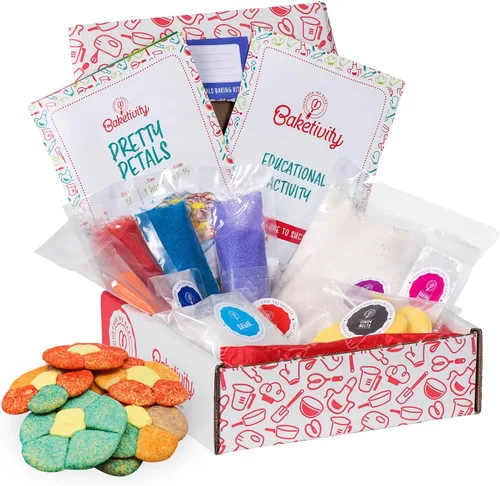 Miniatura 10 de BAKETIVITY Kit de actividades de bricolaje para hornear para niños, hornea deliciosas galletas Yum&m Jumbo - Lecciones de cocina esenciales