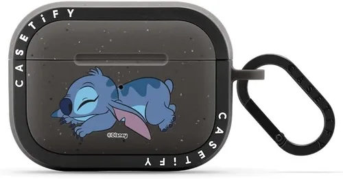 Miniatura 45 de CASETiFY AirPods Pro (1ª/2ª Gen) Estuche Bounce con Anillo [Colaboración Frozen] - Copo de Nieve de Anna - Taupe Mate