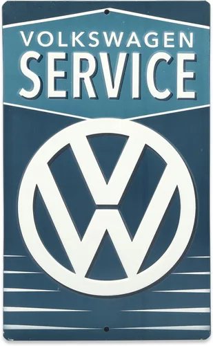 Miniatura 6 de Volkswagen Happy Hippy Letrero Redondo de Metal - Divertido Letrero de VW Beetle para Garaje o Cueva del Hombre Naranja