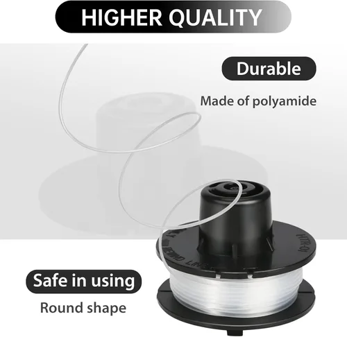 Miniatura 4 de 88175 Línea de recortadora de cuerdas compatible con Toro 51256 51301 51302 51303 51304 51305 51307 51308 51309 51324 51326 51331 51332, carrete