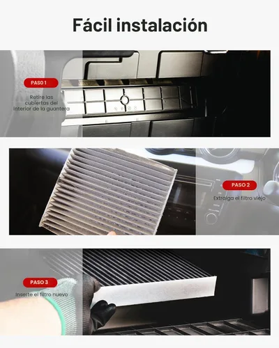 Miniatura 7 de Puroma Paquete de 1 filtro de aire de cabina con carbón activado, repuesto para CP157, CF12157, Select Lexus, Mazda, Subaru y Toyota Avalon, Camry