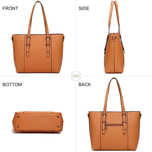 Miniatura 6 de Bolsas estilo cartera y bolsos estilo tote y de hombro para mujer con asa superior.