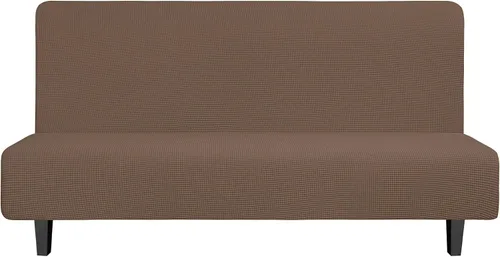 Miniatura 34 de Easy-Going - Funda elástica para futón, cubierta para sofá cama sin brazos, protector de muebles sin reposabrazos con parte inferior elástica