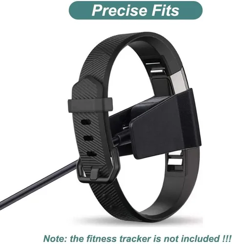 Miniatura 3 de Paquete de 2 cargadores para monitor de actividad física Fitbit Alta (1m/3.3ft) Cable de carga USB Repalcement para Fitbit Alta