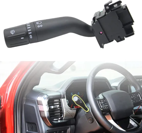 SW-6874 Interruptor multifunción de señal de giro para limpiaparabrisas compatible con Ford F-150 F-250 F-350 F-450 F-550 Super Duty 2011-2013
