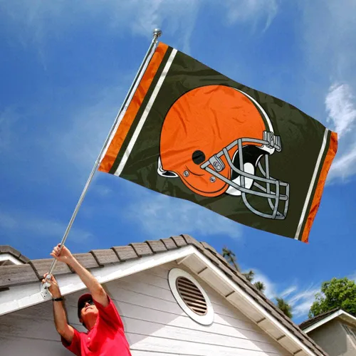 Miniatura 2 de Bandera grande de los Cleveland Browns de 3 x 5