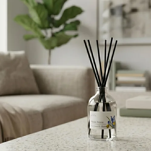 Miniatura 5 de Juego de Difusor de Varillas, Difusor Aromático Perfumado con Varillas, Difusor de Varillas de Fragancia para el Hogar para Decoración de Estantes