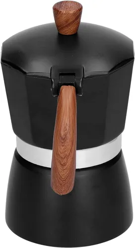 Miniatura 9 de TITA-DONG Cafetera espresso para estufa, olla moka de aleación de aluminio para gas, olla moka italiana clásica con mango para evitar quemaduras