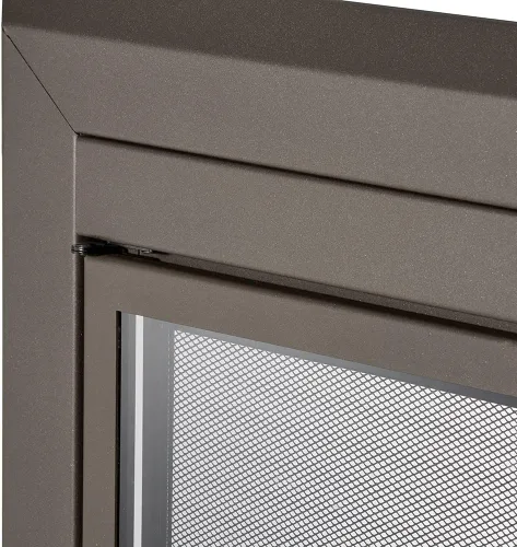 Miniatura 8 de UniFlame - Logan - Puertas de chimenea estilo gabinete con vidrio templado ahumado
